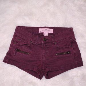 Burgundy Shorts